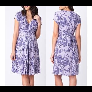 ASO Duchess of Cambridge Kate Middleton Seraphine Lavender Blossom Knot Dress
